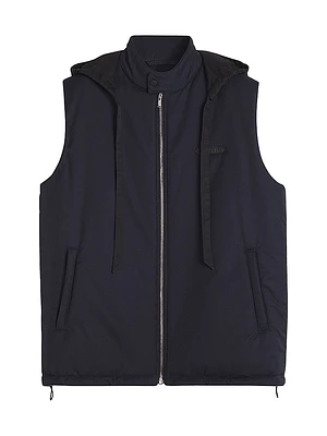 Sleeveless Padded Jacket Technical Cotton