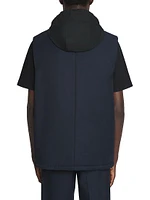 Sleeveless Padded Jacket Technical Cotton
