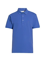 Piqué Cotton Polo Top