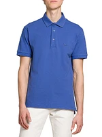 Piqué Cotton Polo Top