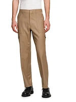 Stretch-Cotton Slim-Fit Cargo Pants