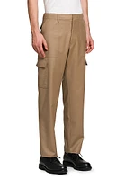 Stretch-Cotton Slim-Fit Cargo Pants