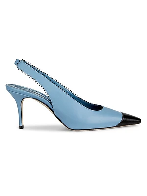 Gaius Leather Slingback Pumps