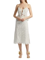 Lyla Soutache Cotton Floral Lace Camisole