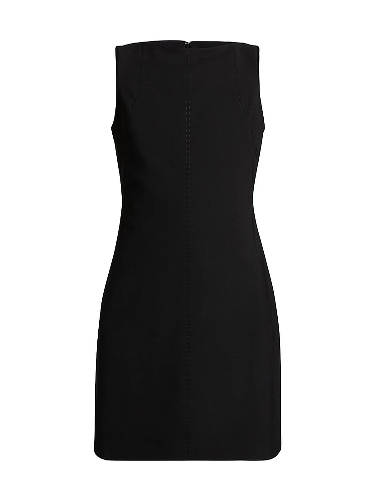 Boatneck Sheath Minidress