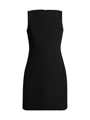 Boatneck Sheath Minidress