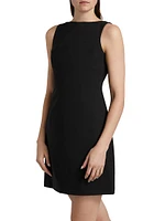 Boatneck Sheath Minidress