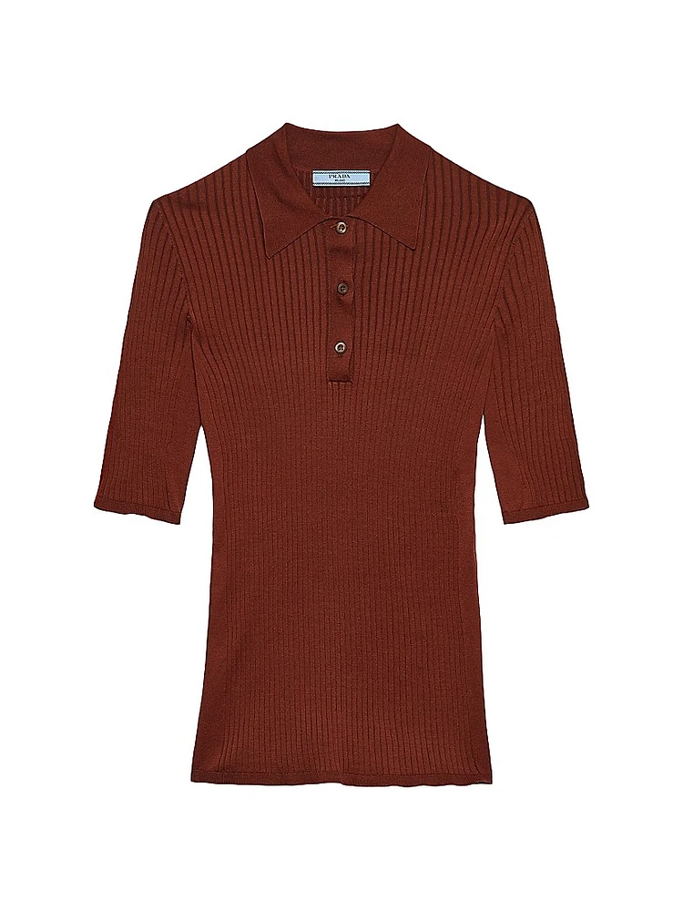 Cotton Polo Sweater