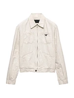 Chambray Blouson Jacket