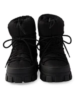 Re-Nylon Gabardine Après Ski Booties