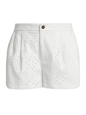 Alyssa Broderie Anglaise Shorts