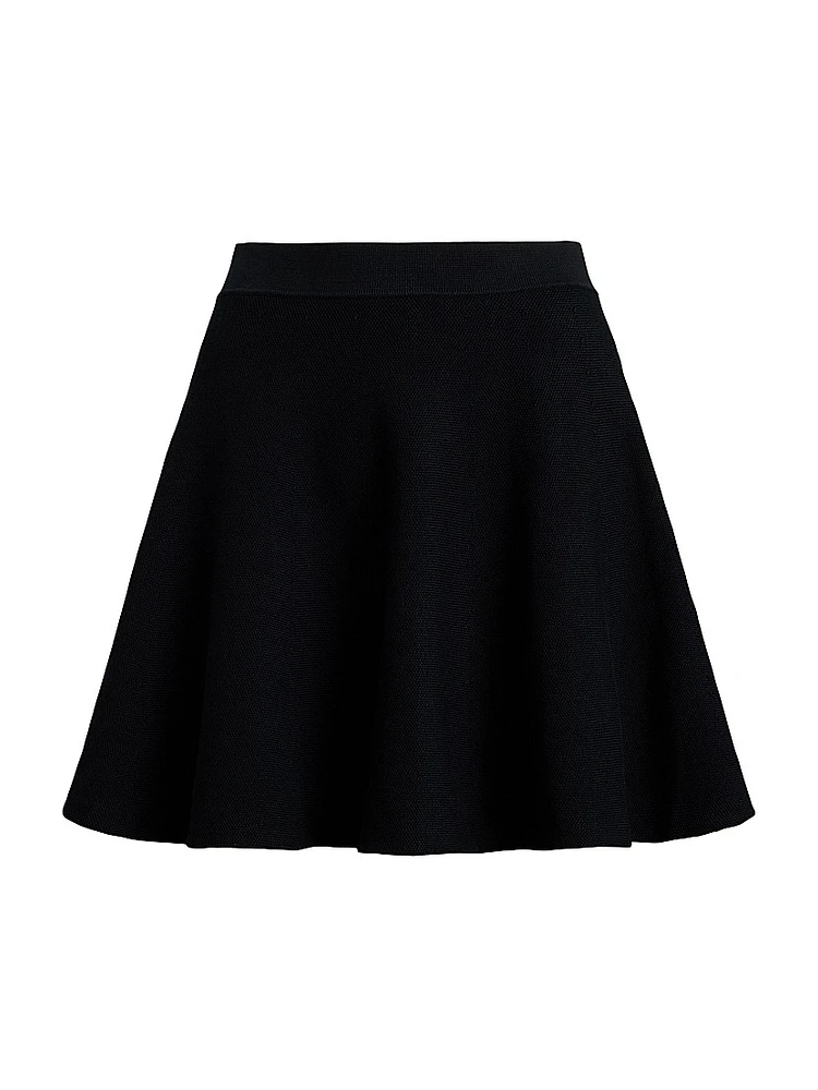 Cotton Knit Circle Skirt