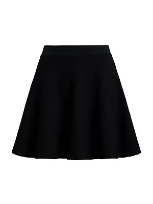 Cotton Knit Circle Skirt