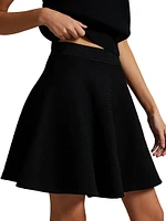 Cotton Knit Circle Skirt