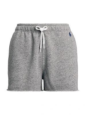 Lightweight Fleece Drawstring Shorts