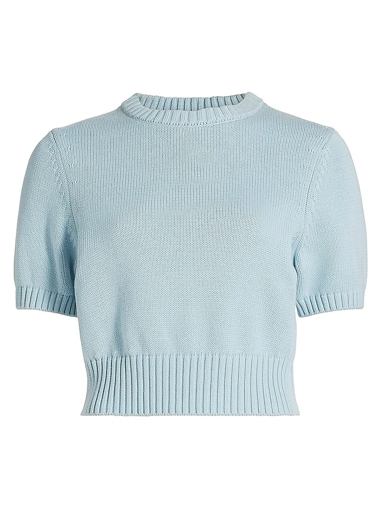 Elsie Cotton Crop Sweater
