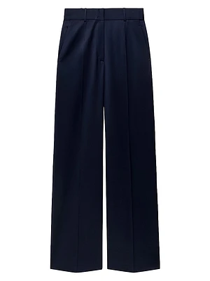 Wide Leg Suit Pants