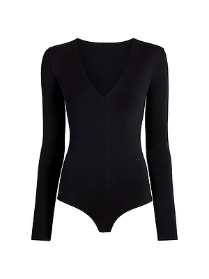 Prima Ballet Deep V Bodysuit