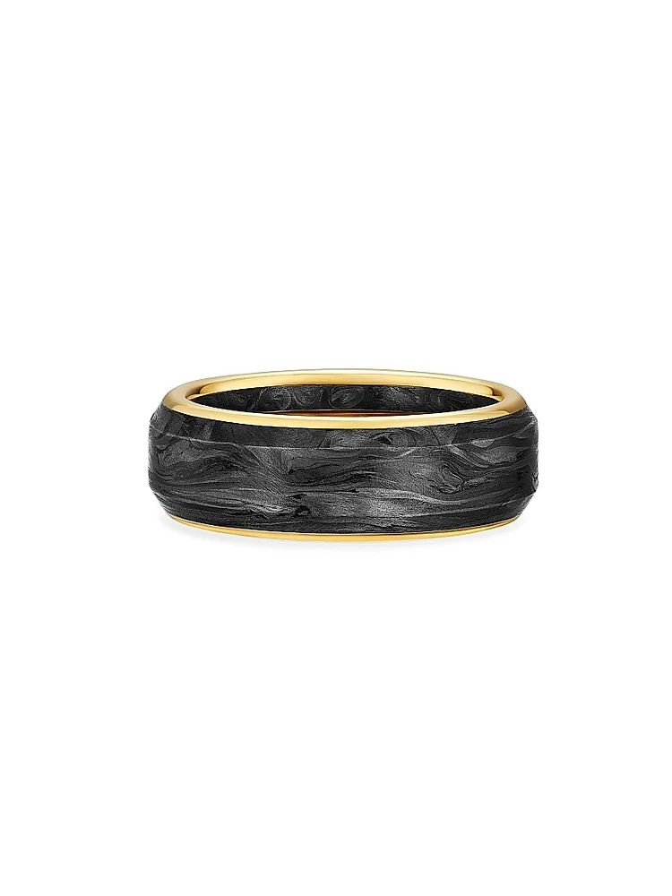 Streamline Band Ring 18K Yellow Gold