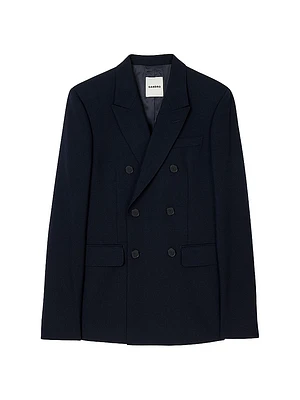 Double-Breasted Suit Jacket
