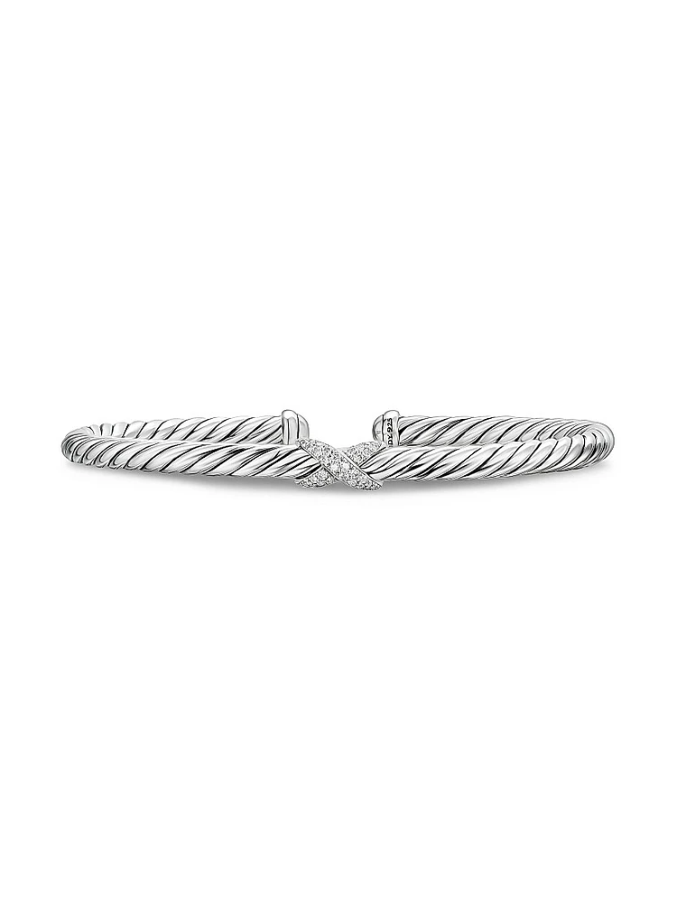 Cable Flex x Station Bracelet Sterling Silver