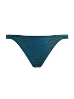 Tanga Rainbow Textured Bikini Bottom