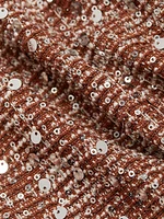Luca Tweed Sleeveless Minidress