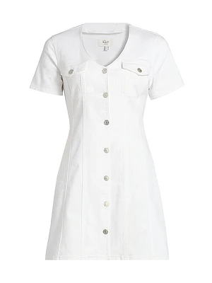 Saratoga Stretch-Denim Minidress
