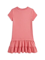 Little Girl's & Polo Bear T-Shirt Dress