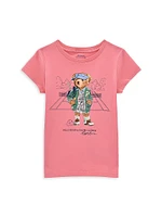 Little Girl's & Polo Bear T-Shirt