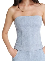 Jillian Hemp Strapless Bustier