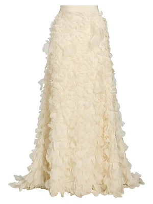 Cry Me A River Silk Maxi Skirt