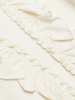 Sydney Ruffled Cotton T-Shirt