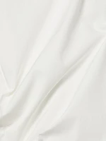 Barrett Stretch Poplin Wide-Leg Pants