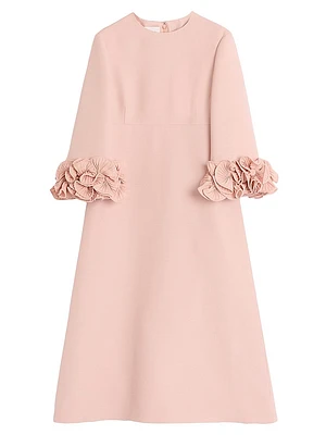 Crepe Couture Midi Dress