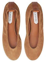 The Suede Ballerina Flats