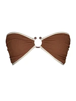 La Paz Seawaters Textured Bikini Top