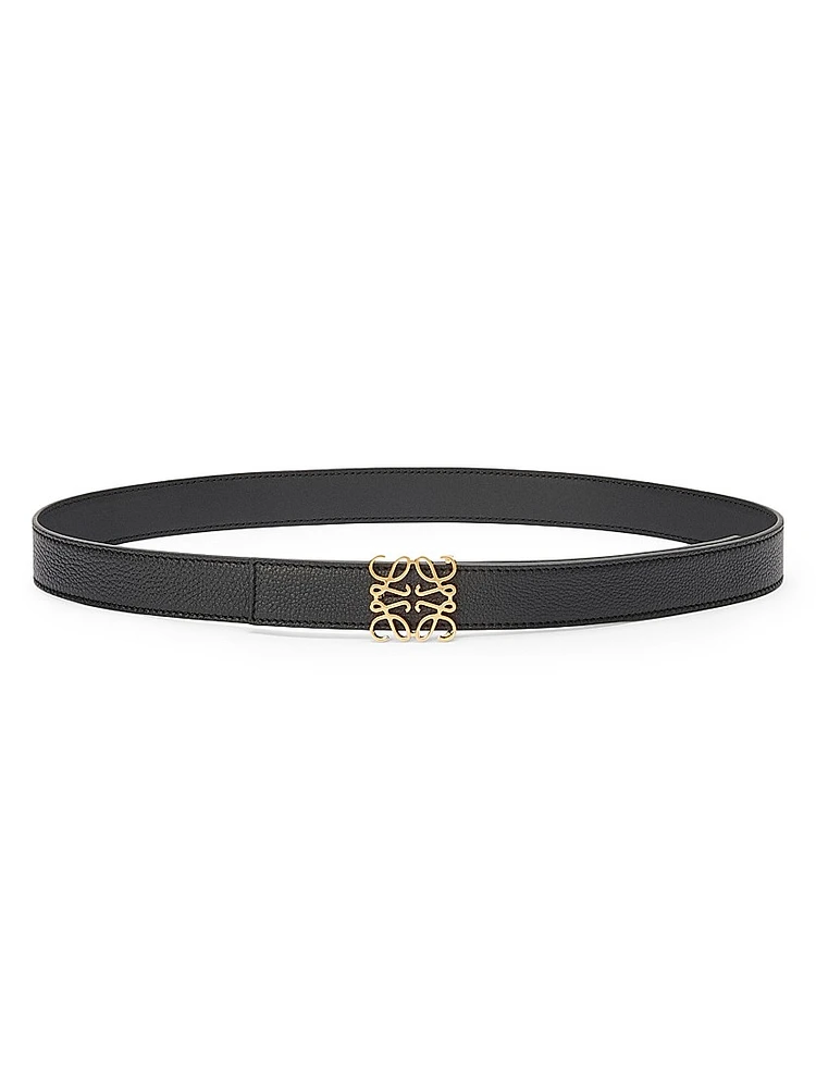 Anagram Reversible Leather Belt