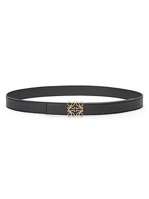 Anagram Reversible Leather Belt