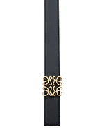 Anagram Reversible Leather Belt