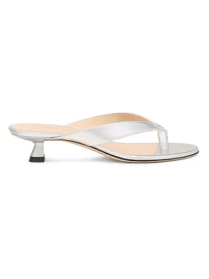 Rio 35MM Metallic Leather Sandals