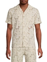 Tyler Floral Embroidered Short-Sleeve Shirt