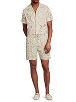 Tyler Floral Embroidered Short-Sleeve Shirt