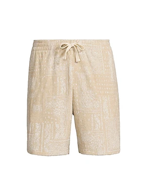 Nova Bandana Print Sweat Shorts