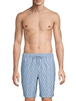 Kian Wave Print Swim Shorts