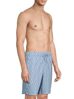 Kian Wave Print Swim Shorts