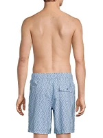 Kian Wave Print Swim Shorts