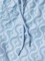 Kian Wave Print Swim Shorts