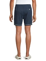 Hudson Linen-Blend Shorts