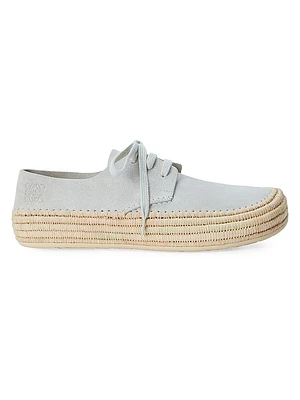 Rio Suede Lace-Up Espadrilles